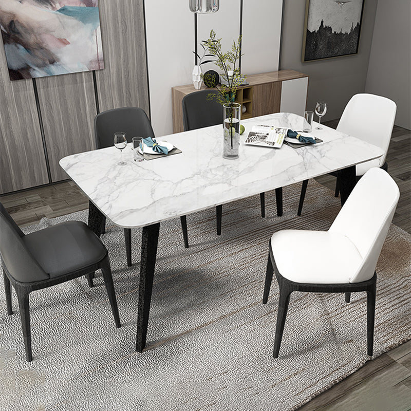 Sillas de comedor de estilo moderno, cocina, comedor, sillas laterales sin brazos con patas de madera