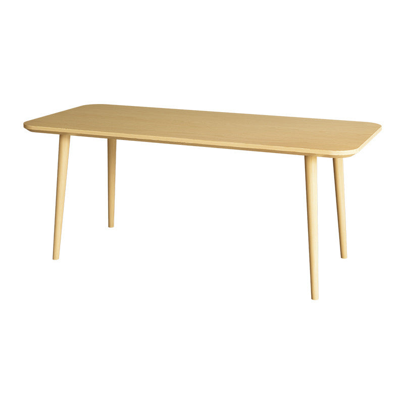 1/2/4/5/7 Pcs Pine Wood Modern Dining Set with Rectangle Table Dinette Set