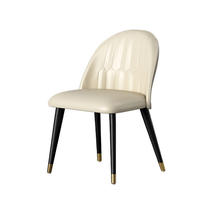 1/4/7 Pcs Metal Modern Dining Room Set with Round Table and Metal Legs Dining Set