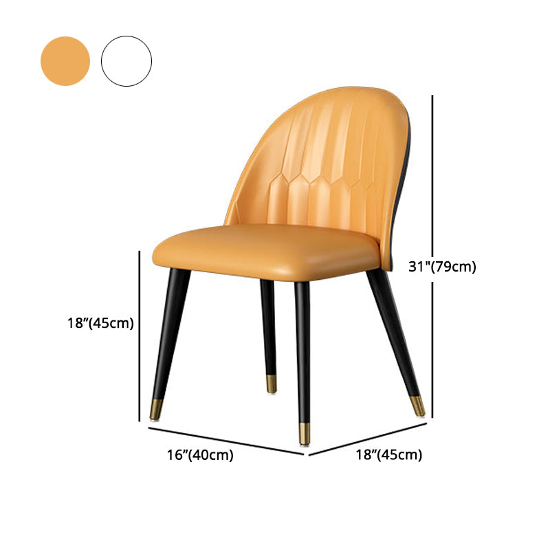 1/4/7 Pcs Metal Modern Dining Room Set with Round Table and Metal Legs Dining Set