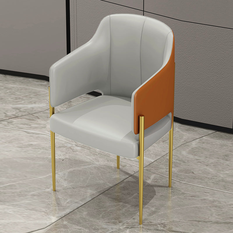 Glam Style 1/2/5 Pièces Set Set Rectangle Rectangle Dinette Table avec chaise à manger