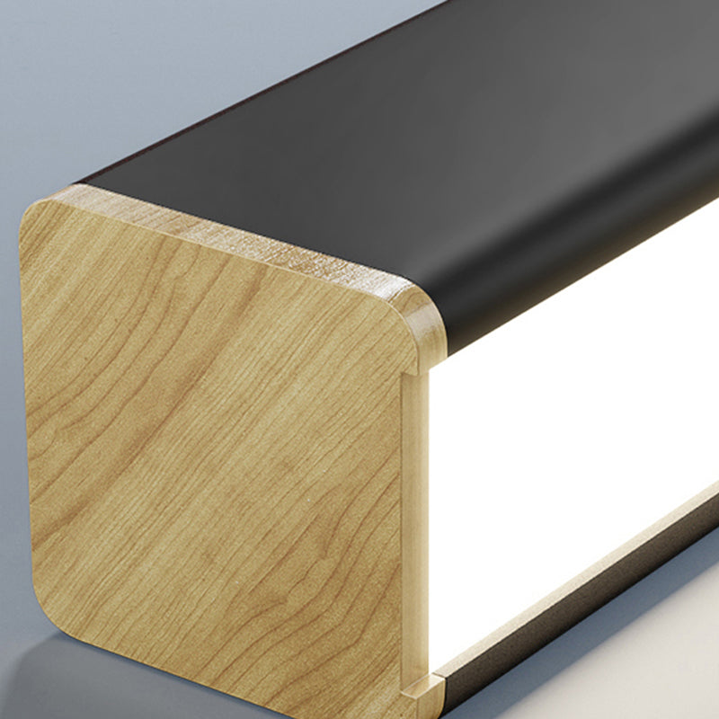 Contemporary Style Linear Shape Pendant Light Metal 1-Light Pendant Lighting