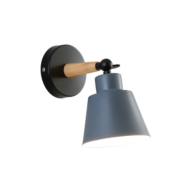 Illuminazione a parete geometrica in stile moderno metallo 1 luce montata a parete