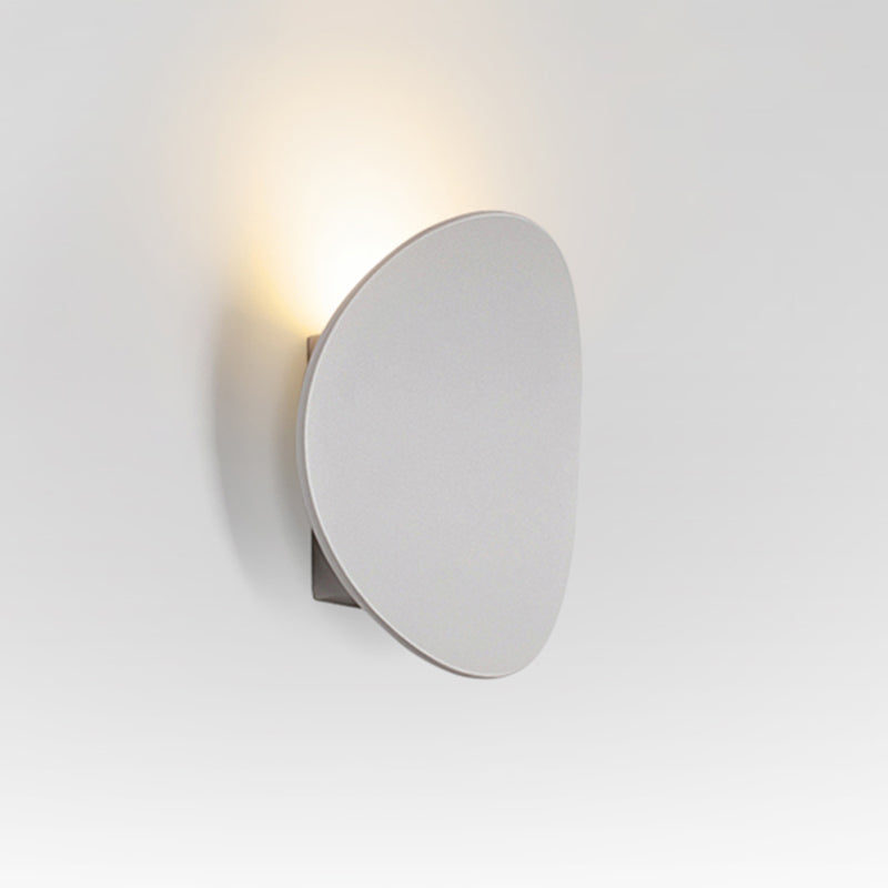 Metal ovale a forma di parete Stile moderno 1- illuminazione a parete leggera