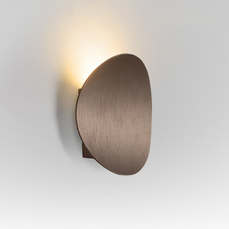Metal ovale a forma di parete Stile moderno 1- illuminazione a parete leggera