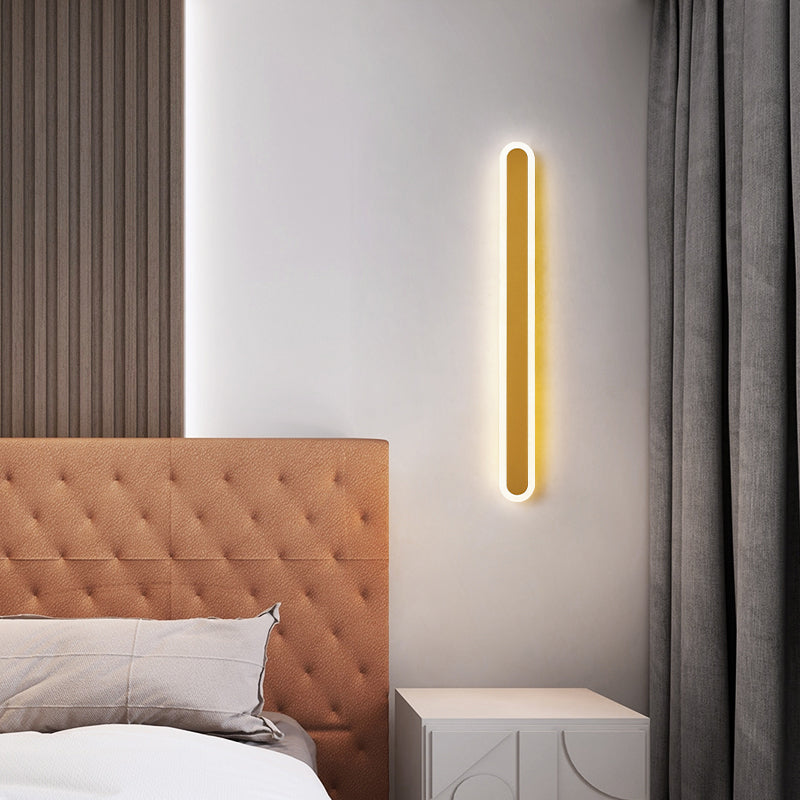 Metall Lineare Form Wandleuchten moderner Stil 1 Lichtwandmontage Licht