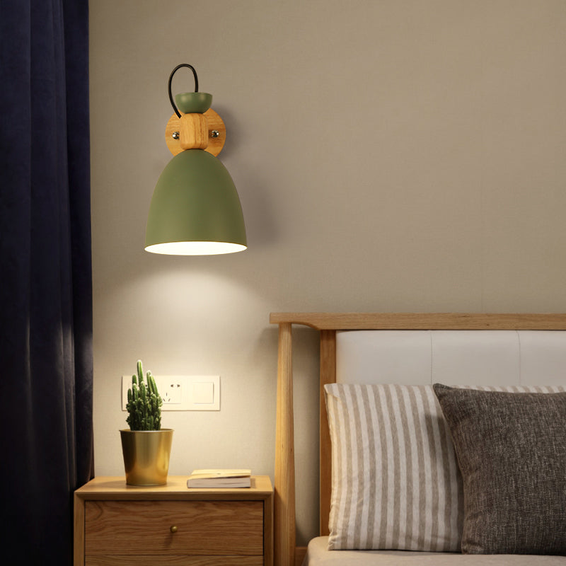 Geometrische Metallwandleuchten moderne nordische Macarons Einlichtwandmontiertes Licht