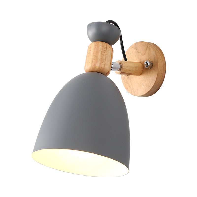 Geometrische Metallwandleuchten moderne nordische Macarons Einlichtwandmontiertes Licht