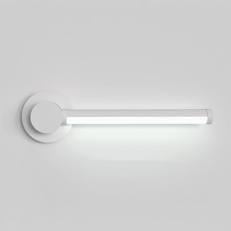 Metal lineare a forma di parete sconce moderna moderna illuminazione a monte a parete singola