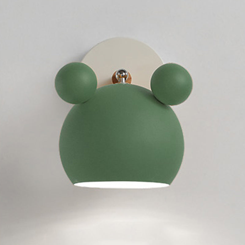 Metal Sconce muro unica moderna macaron nordici a parete singola luce montata