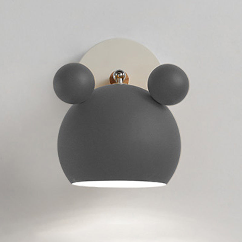 Metal Sconce muro unica moderna macaron nordici a parete singola luce montata