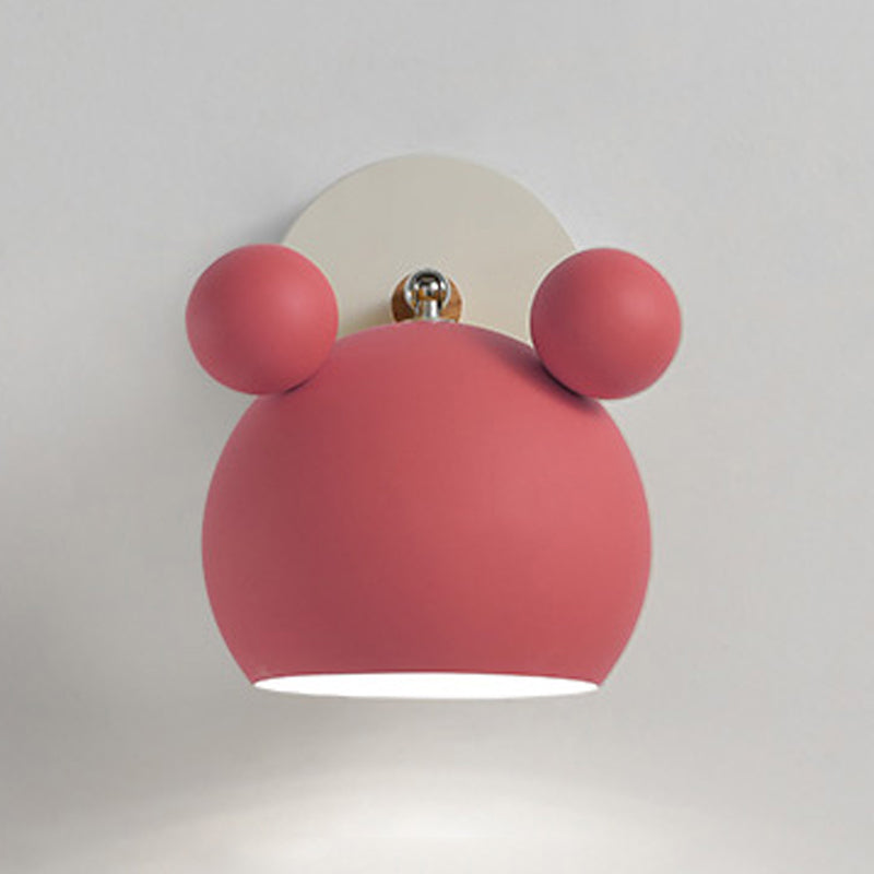 Metal Sconce muro unica moderna macaron nordici a parete singola luce montata