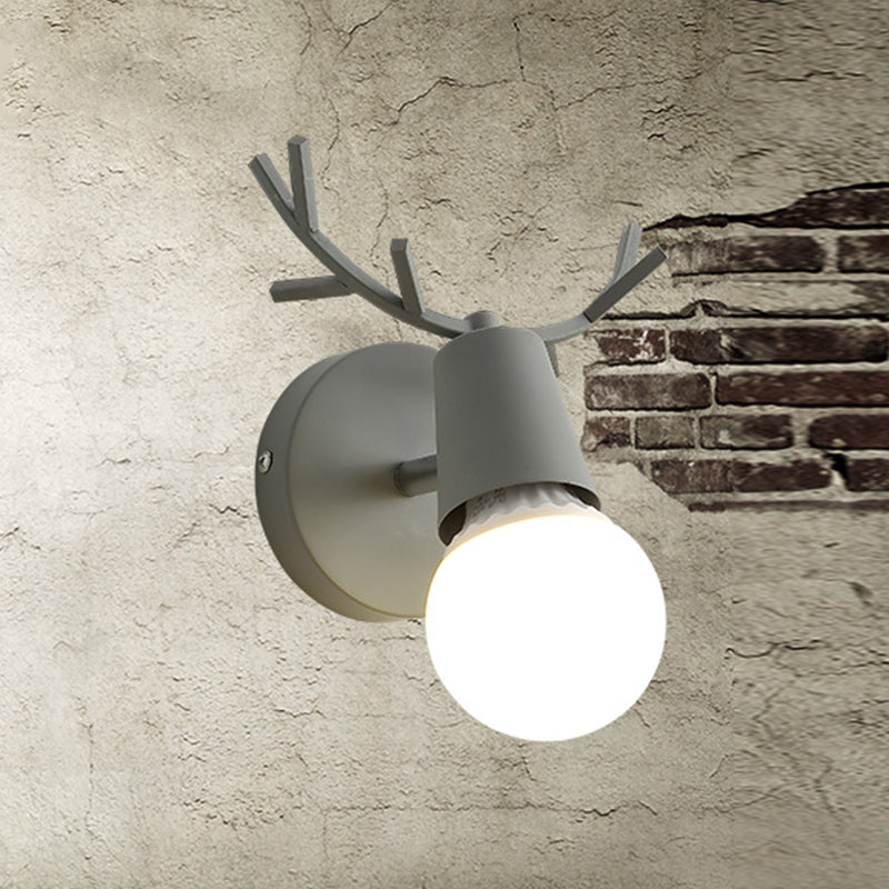 Luce a parete nordica moderna per pareti in metallo unico