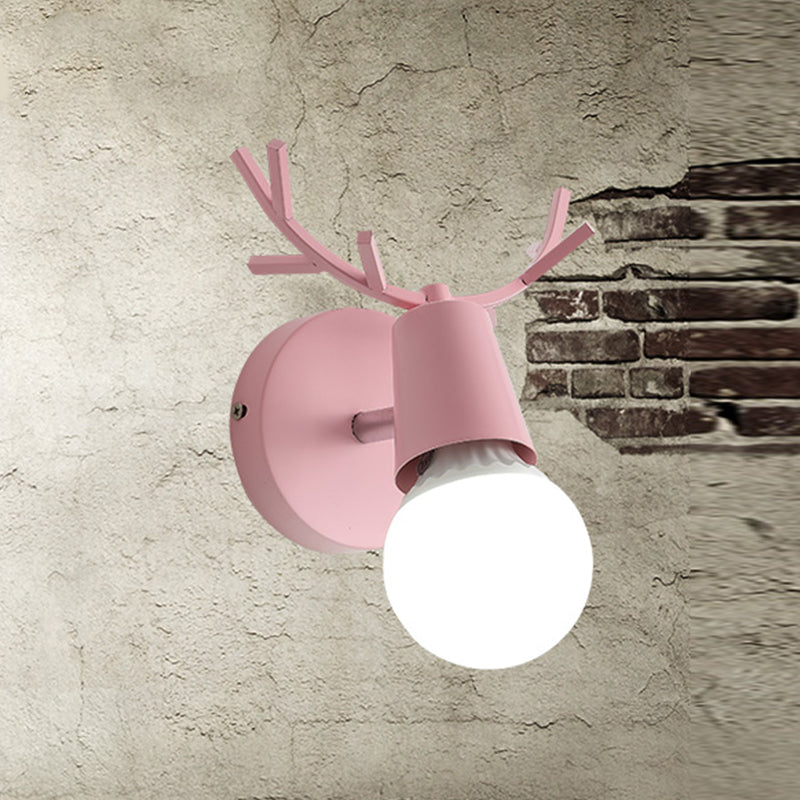 Luce a parete nordica moderna per pareti in metallo unico