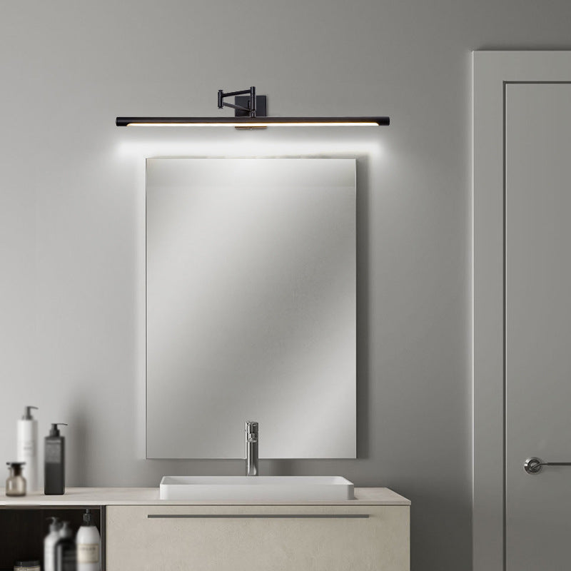 Modern Style Linear Vanity Lighting Fixtures Metal 1 Light Vanity Mirror Lights