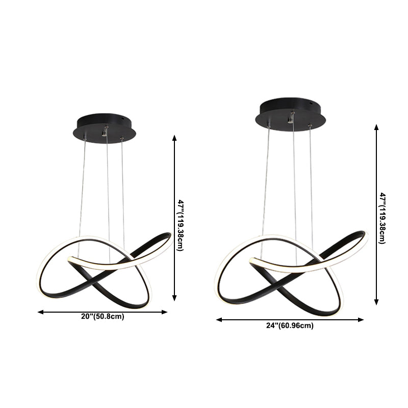 Geometry Shape Hanging Lamp Fixture Modern Style Pendant Lamp for Dining Room