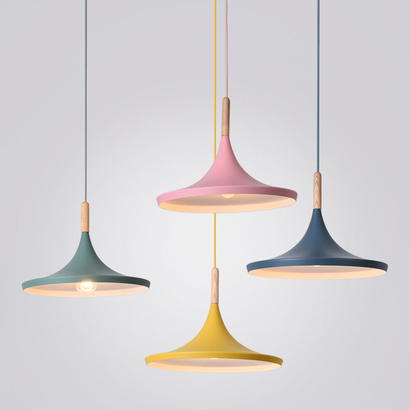 Modern Hanging Ceiling Light Iron 1-Light Pendant Light for Dining Room