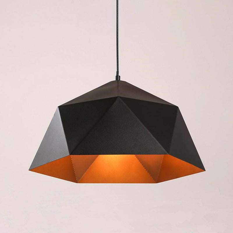 1 Light Bowl Hanging Pendant Modern Style Metal Hanging Lighting for Restaurant