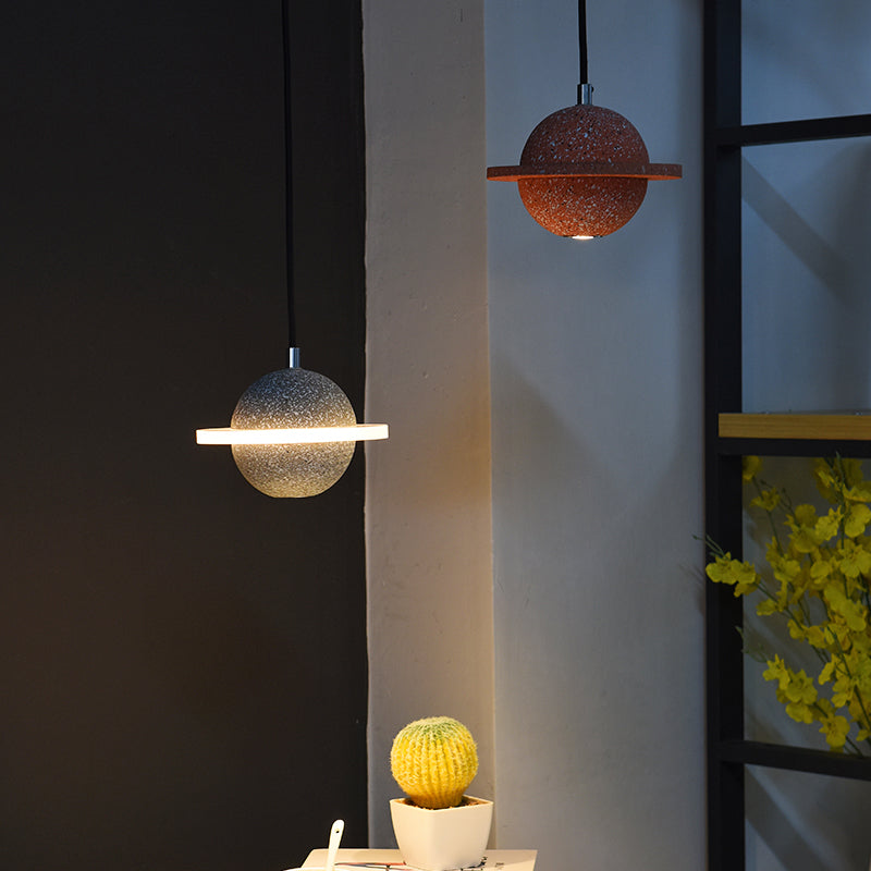 Salle d'étude de pendentif en ciment moderne l'éclairage de suspension globale