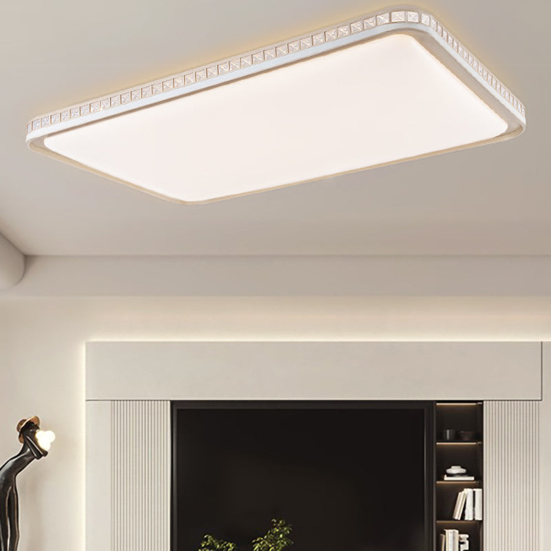 Geometrical Ceiling Lighting Nordic Style LED Crystal Flush Mount Ceiling Light