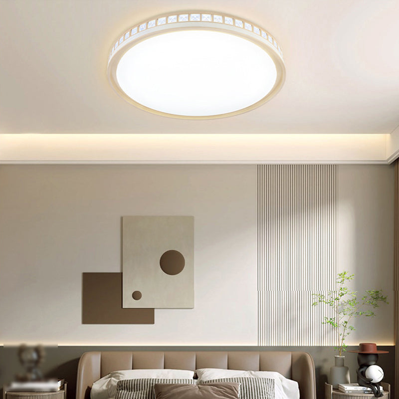 Geometrical Ceiling Lighting Nordic Style LED Crystal Flush Mount Ceiling Light
