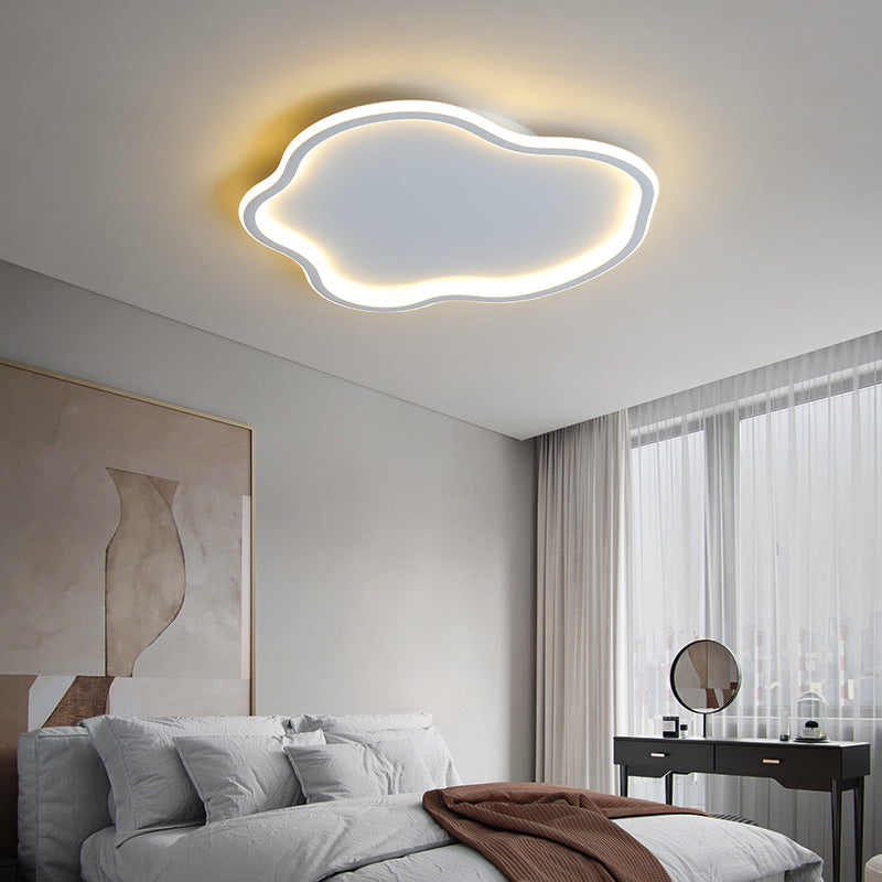 Cloud Shape Ceiling Mounted Light Fixture Nordic Style LED Metal Ceiling Lamp