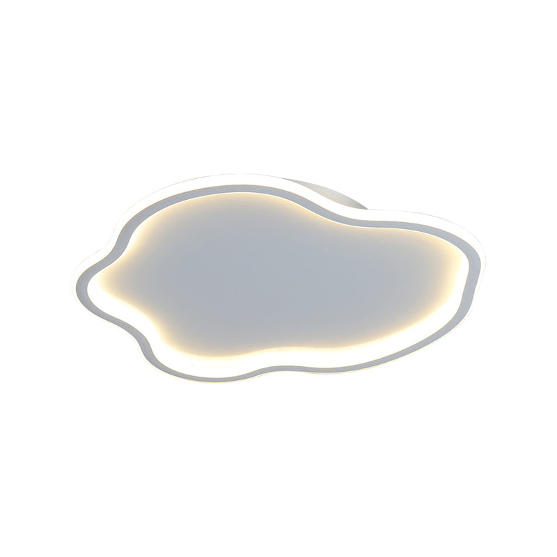 Cloud Shape Ceiling Mounted Light Fixture Nordic Style LED Metal Ceiling Lamp