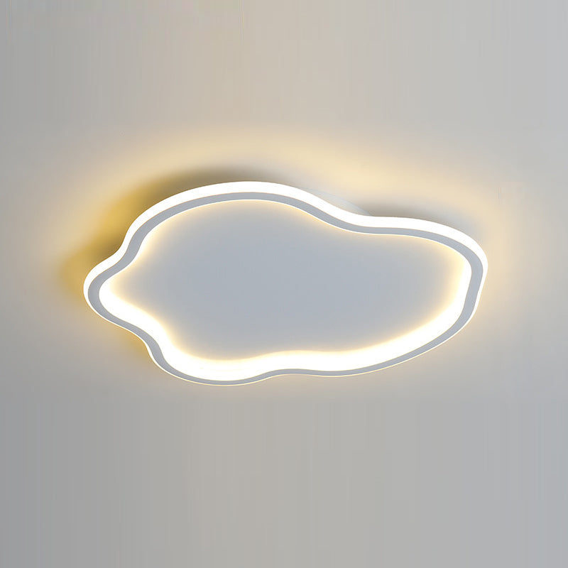 Cloud Shape Ceiling Mounted Light Fixture Nordic Style LED Metal Ceiling Lamp