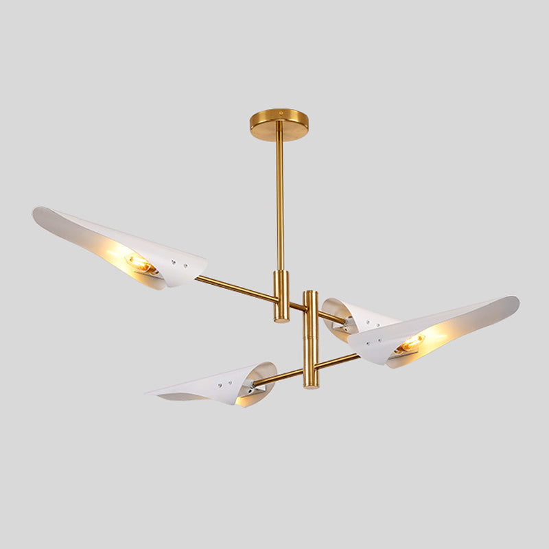 Sputnik Chandelier Light Fixture Metal Simple Chandelier Lighting for Bedroom