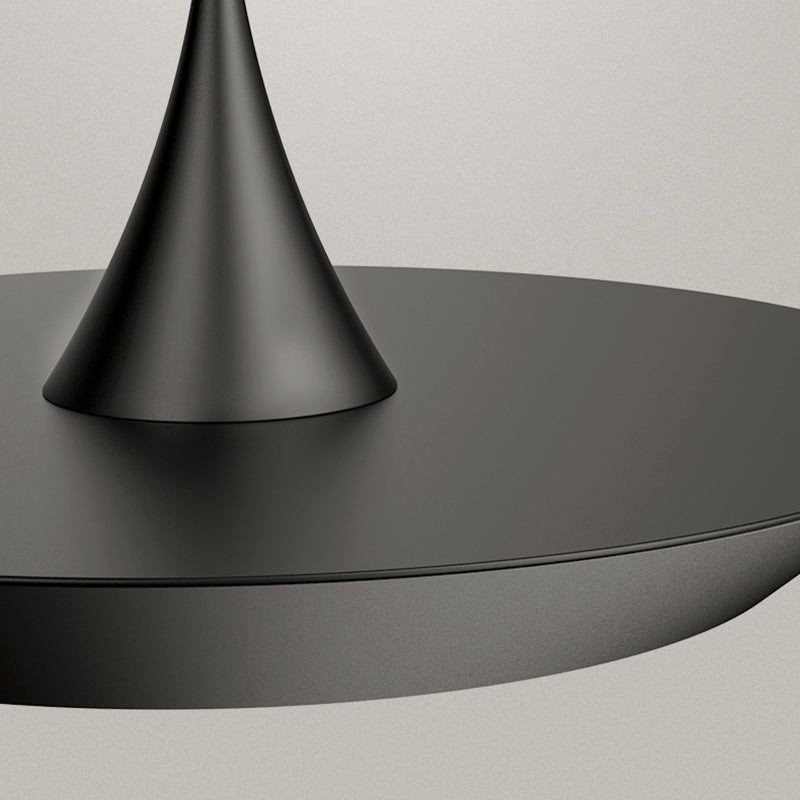 Luminaire suspendu en forme de géométrie Métallièrement le pendentif LED minimaliste pour salle à manger