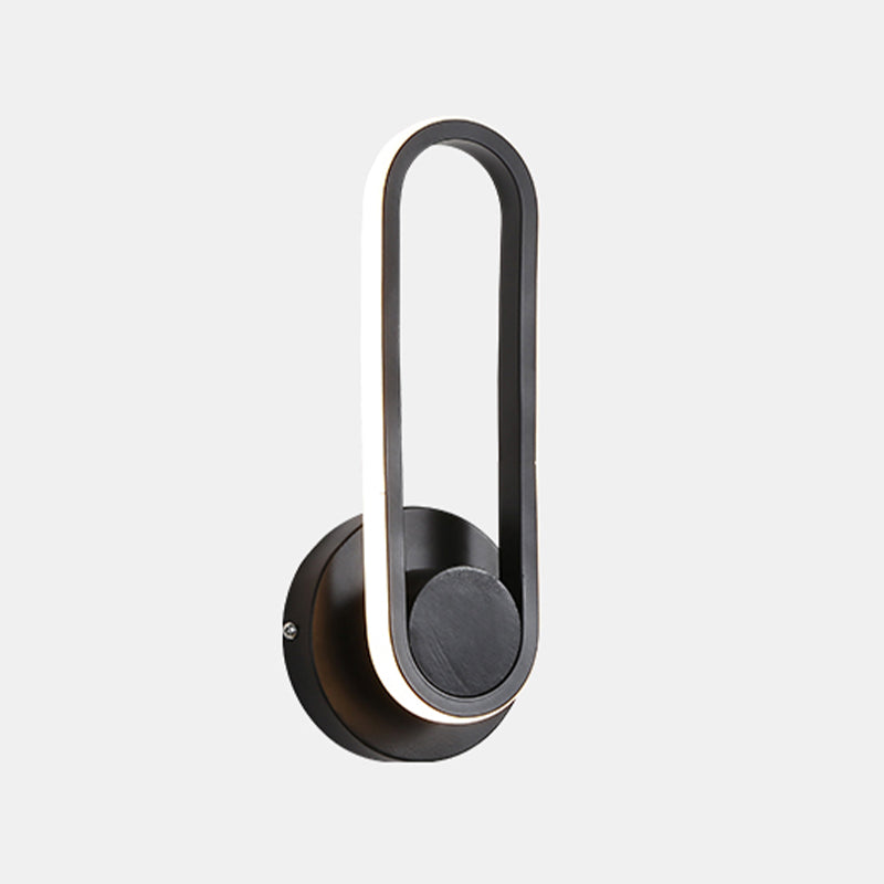 Luce di applique a LED di scarico a parete a parete di semplicità rotabile con tonalità in silicone per camera da letto