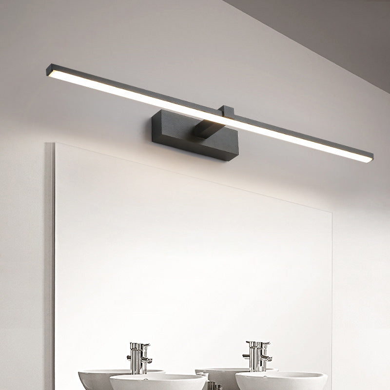 Vanity Homehold Light MODERN MODERN MODERNO Fissature di illuminazione a specchio lineare per il bagno