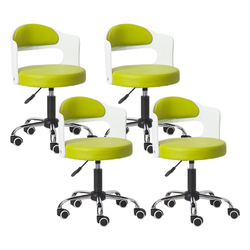 Taburete de bar de acero elevable giratorio moderno con cojín