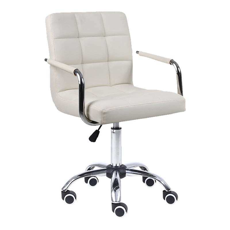 Indoor Modern Adjustable Bar Stool Footrest Bucket Backrest Swivel Counter Stool