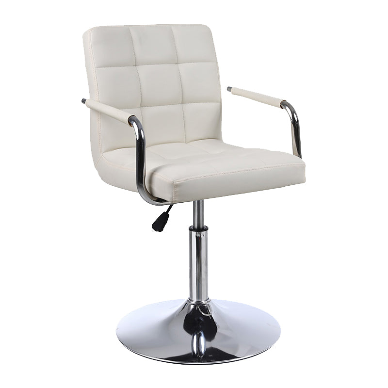 Indoor Modern Adjustable Bar Stool Footrest Bucket Backrest Swivel Counter Stool