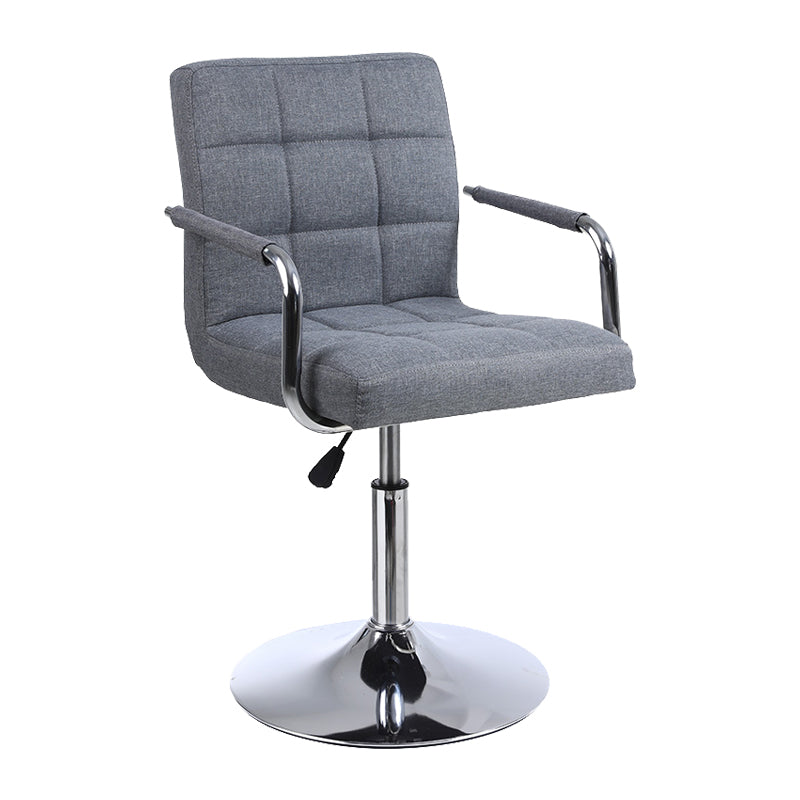 Indoor Modern Adjustable Bar Stool Footrest Bucket Backrest Swivel Counter Stool