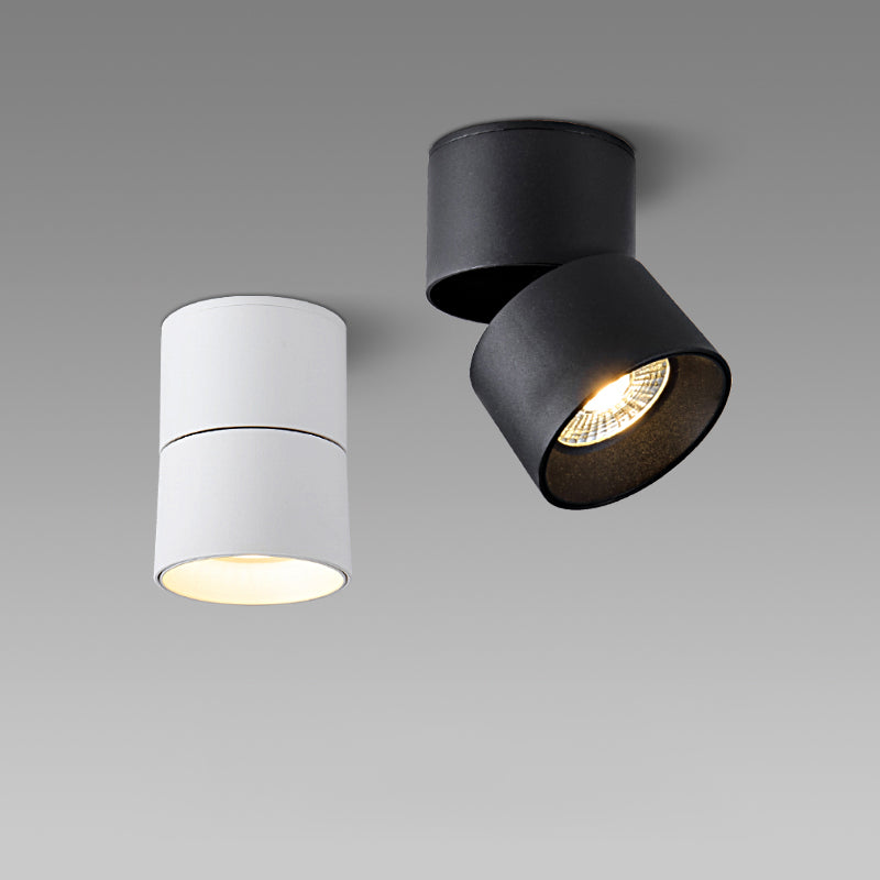 Metal Half Cylinder Flush Ceiling Light Modern Style 1 Light Flush Ceiling Light Fixtures