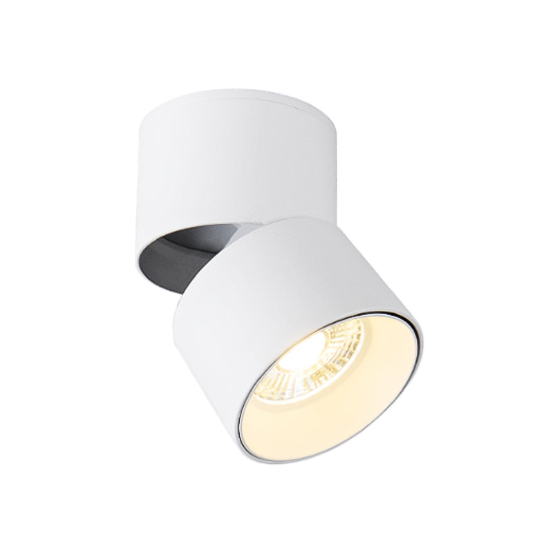 Metal Half Cylinder Flush Ceiling Light Modern Style 1 Light Flush Ceiling Light Fixtures