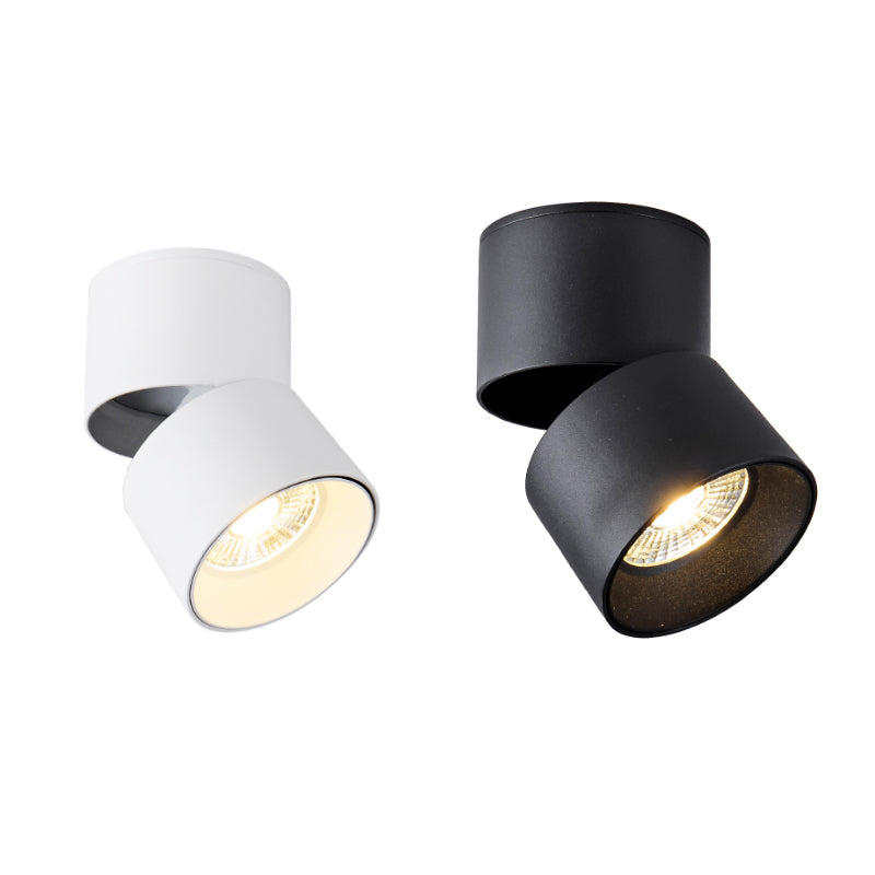 Metal Half Cylinder Flush Ceiling Light Modern Style 1 Light Flush Ceiling Light Fixtures
