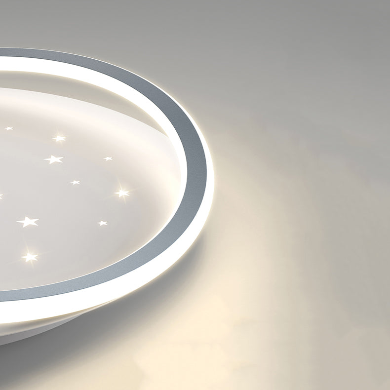 Geometrie Form LED Deckenleuchte Moderne Aluminium 1 Light Flush Mount für Halle