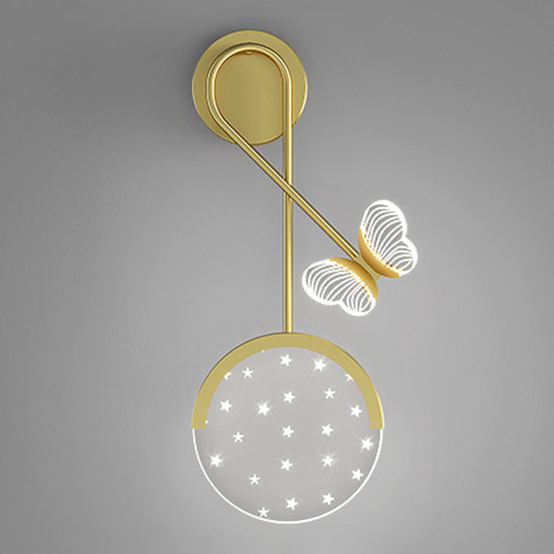 Lumo moderno di funce geometrica in metallo 3 luci led fissaggi