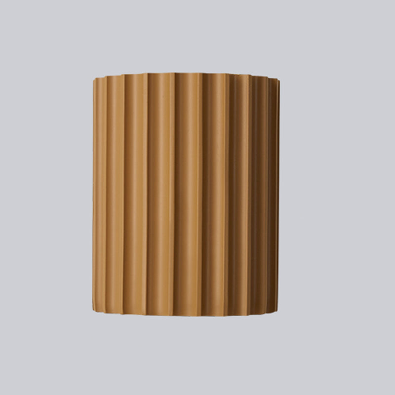 Mezza cilindro sconde in metallo sconce moderno macaron nordici 2 luci montate a parete