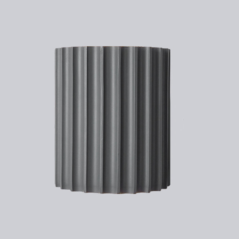 Mezza cilindro sconde in metallo sconce moderno macaron nordici 2 luci montate a parete