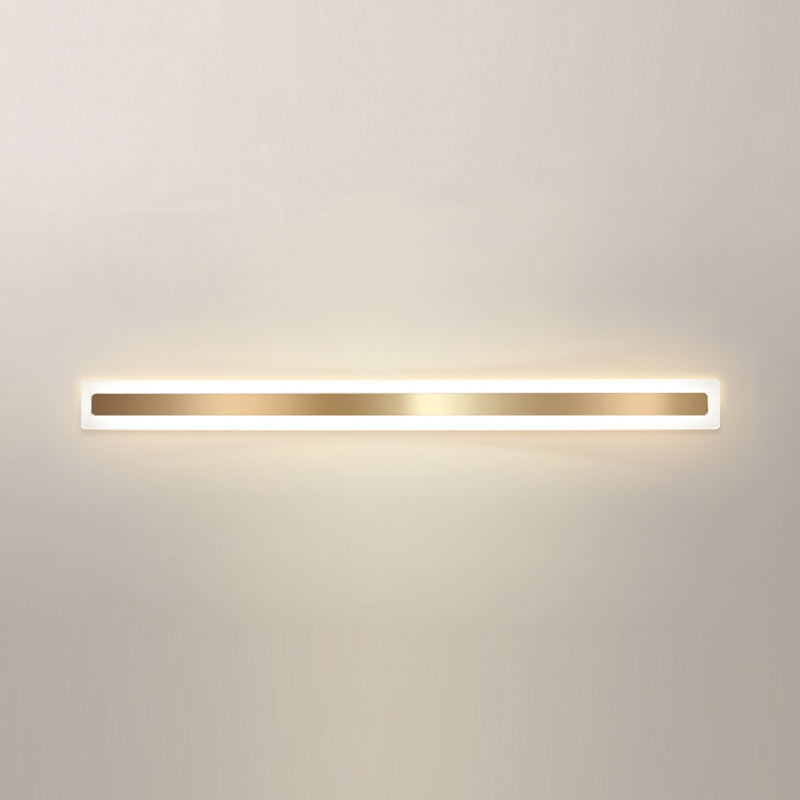 Stile moderno in metallo da parete in metallo in metallo lineare 1- illuminazione a monte leggera