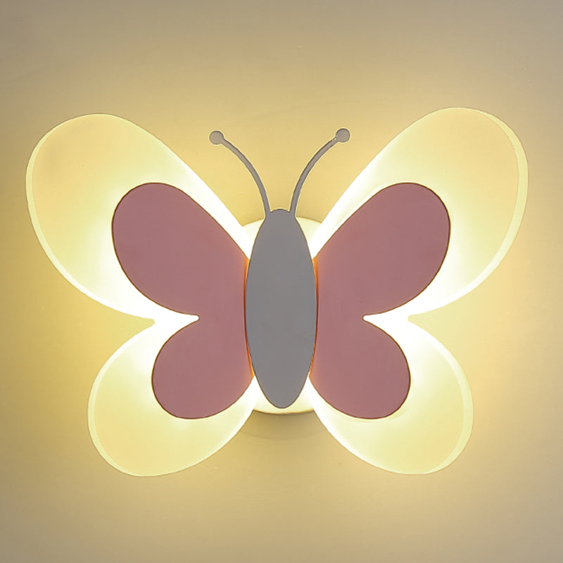 Occompa unica sfumatura in metallo sconce kid in stile 1 luce montata a parete