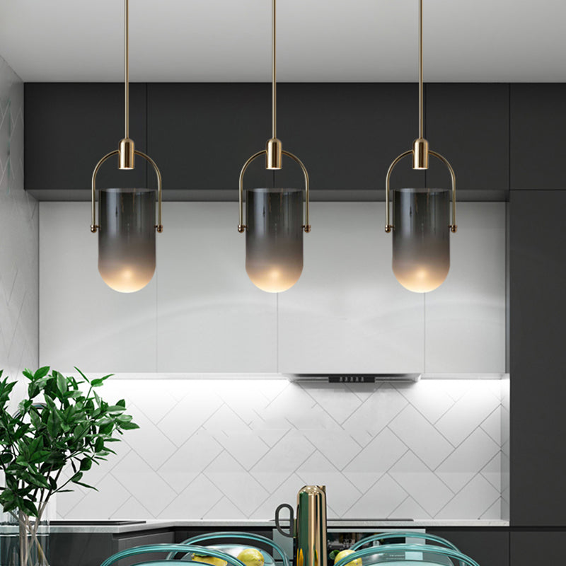 Multi Light Barrel suspendu pendant de style moderne Éclairage suspendu pour le salon