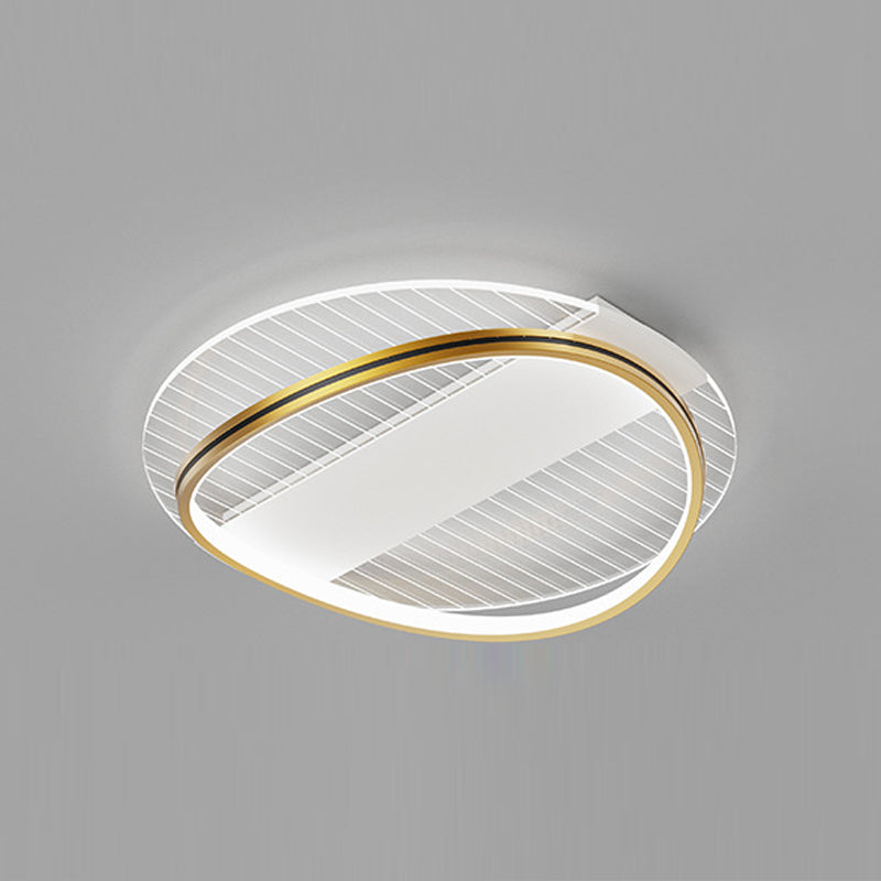 Geometrical Flush Mount Ceiling Lamp Metal Modern LED Ceiling Light Fixture for Bedroom