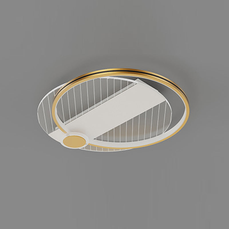 Geometrical Flush Mount Ceiling Lamp Metal Modern LED Ceiling Light Fixture for Bedroom