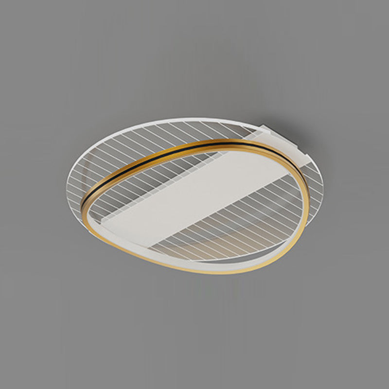 Geometrical Flush Mount Ceiling Lamp Metal Modern LED Ceiling Light Fixture for Bedroom