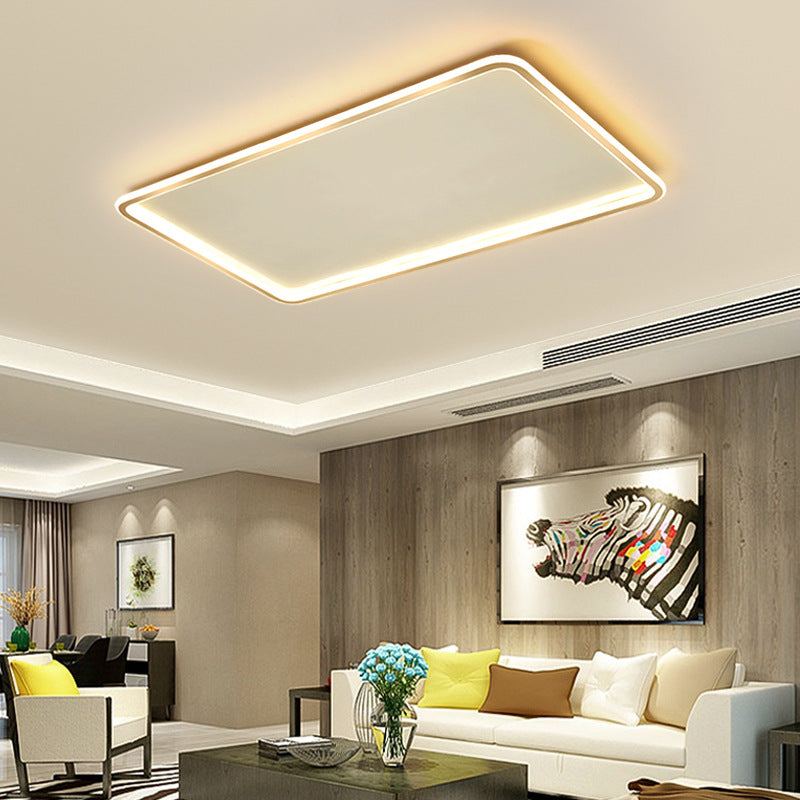 Geometric Ceiling Mount Light Fixture Simple Style LED Metal Ceiling Light
